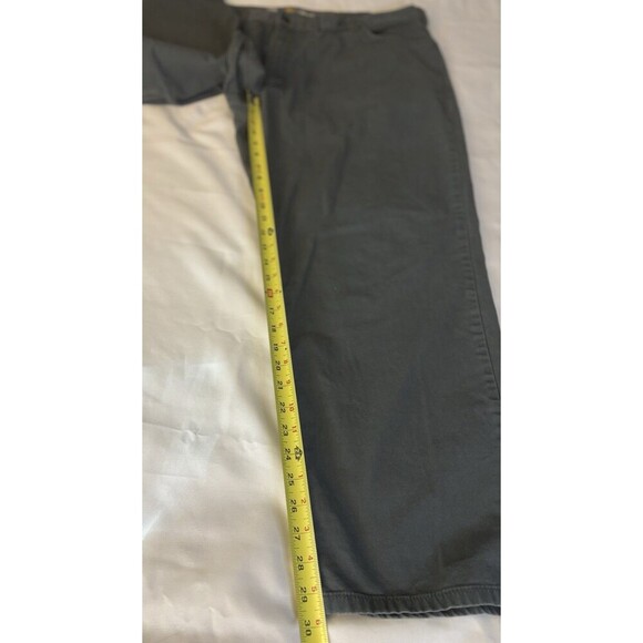 CARHARTT Twill Work Pants Mens 44x30 Olive Green Relaxed Fit Straight Carpenter - Picture 9 of 9